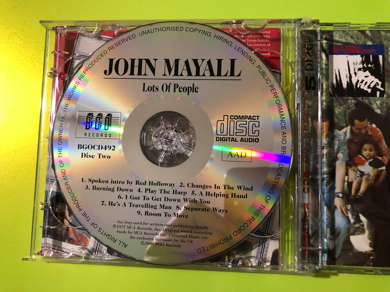 John Mayall 2-CD Set: New Year, New Band, New Company & Lots Of People (BGO Records) (5017261204929)