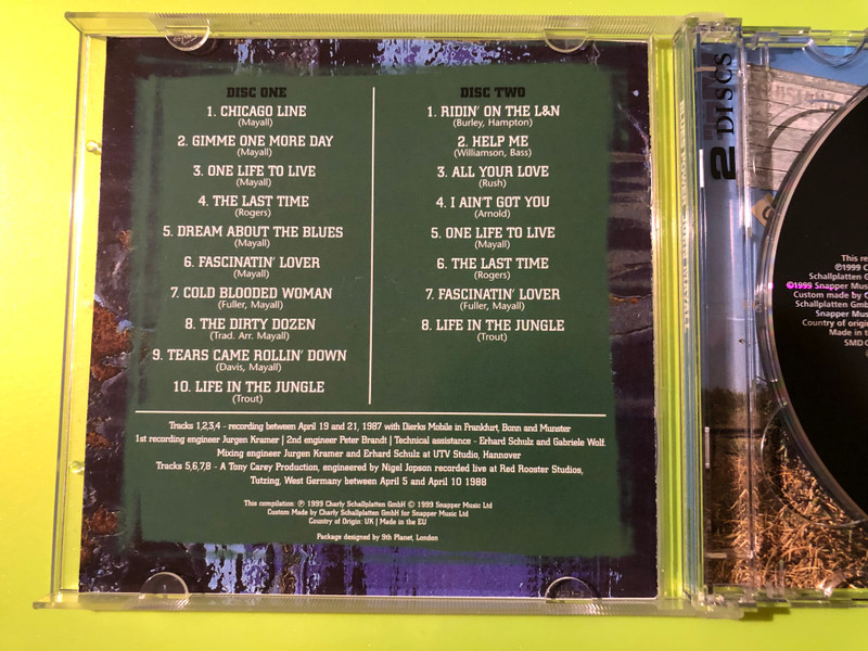 John Mayall Signed Blues Power 2-CD Set by Snapper Music (636551423328)