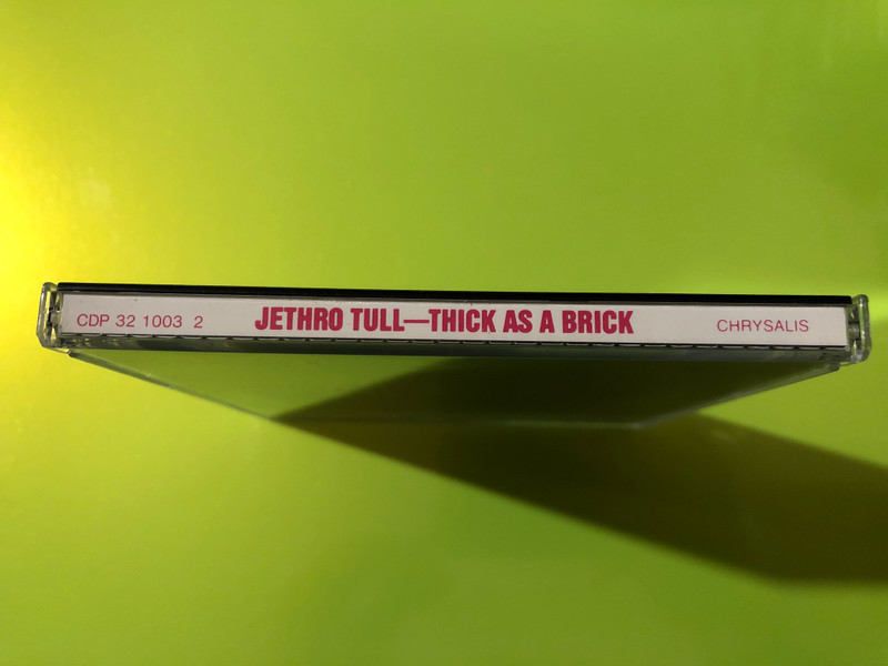 Jethro Tull Signed Thick As A Brick CD by Chrysalis (094632100320)