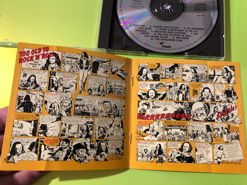 Jethro Tull Autographed Too Old to Rock 'n' Roll: Too Young to Die! CD (094632111128)