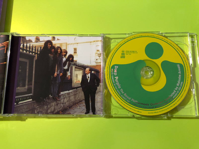 Deep Purple Live at The Royal Albert Hall Authographed 2-CD Set by Harvest Records (724354100628)