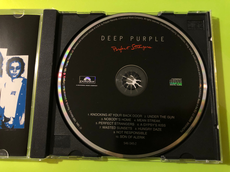 Polydor Deep Purple Perfect Strangers Signed CD Album (731454604529)