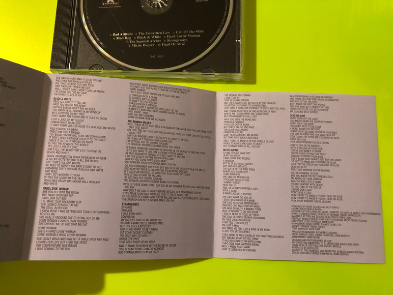 Spectrum Music: Deep Purple - The House Of Blue Light Autographed Music CD (731454616225)