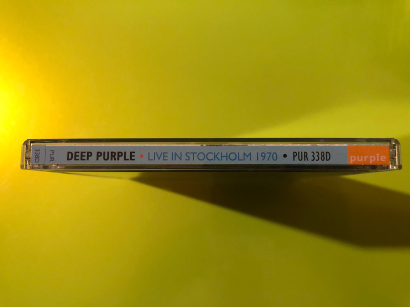 Purple Records - Deep Purple Live In Stockholm 1970 Autographed Music CD (5022911338312)