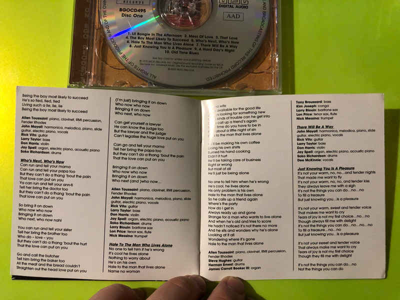 BGO Records John Mayall Notice To Appear / A Banquet In Blues 2 CD Set (5017261204950)