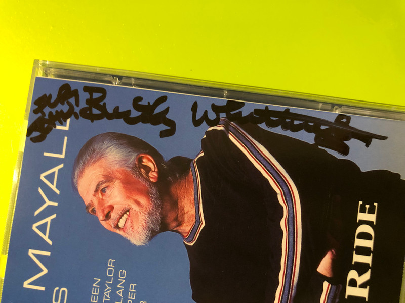 Eagle Records: John Mayall & Friends Along For The Ride Signed CD (5034504115026)
