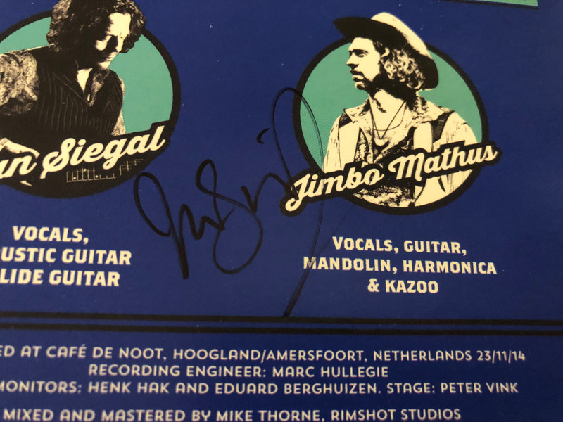 Nugene Records Ian Siegal & Jimbo Mathus Wayward Sons Live Blues CD (5065001293191)