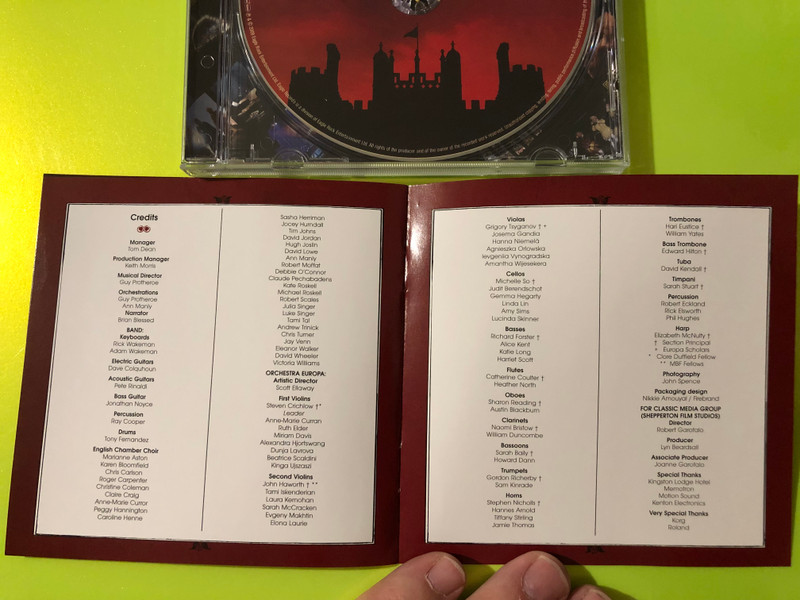 Eagle Records Rick Wakeman - The Six Wives of Henry VIII Live at Hampton Court Palace Music CD (Signed Edition) (5034504140622)