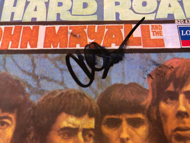 London Records: John Mayall And The Bluesbreakers A Hard Road CD (Authographed) (042282047427)