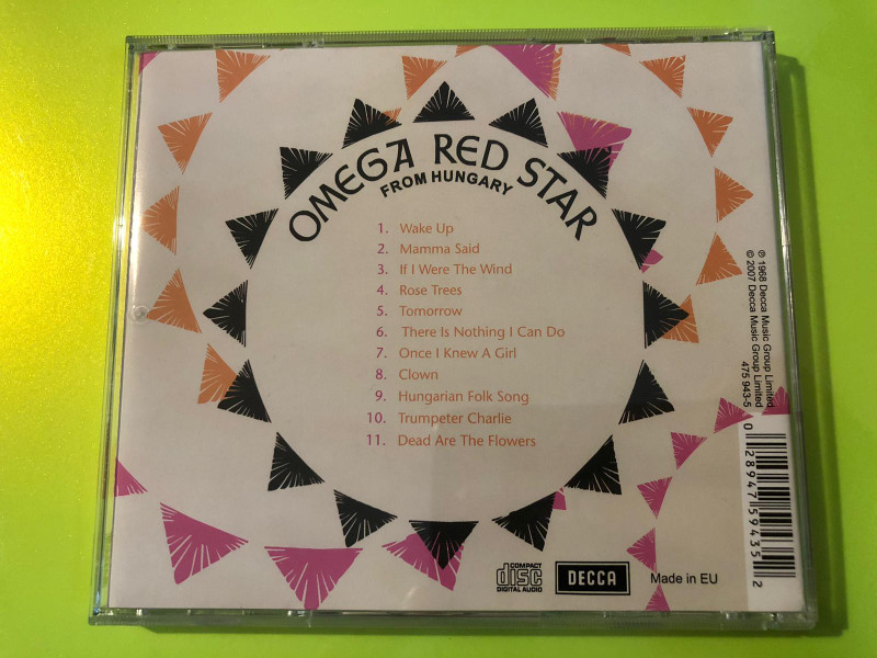 Decca: Omega Red Star Autographed Music CD (028947594352.)