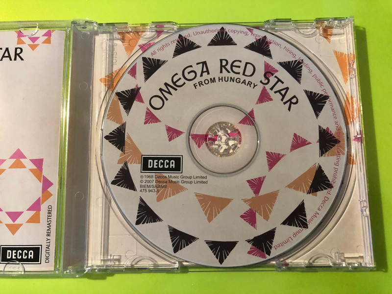 Decca: Omega Red Star Autographed Music CD (028947594352.)