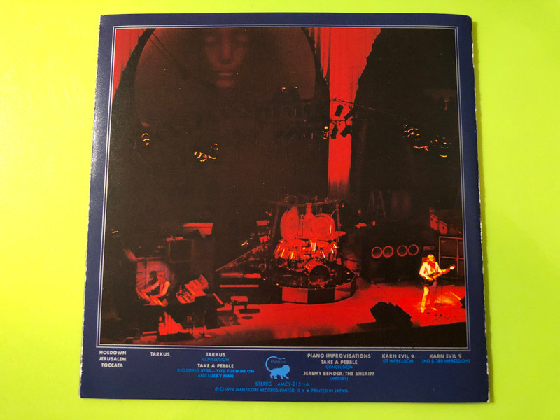 Atlantic Emerson Lake & Palmer Welcome Back My Friends Autographed 2 Music CD (4988014364171)