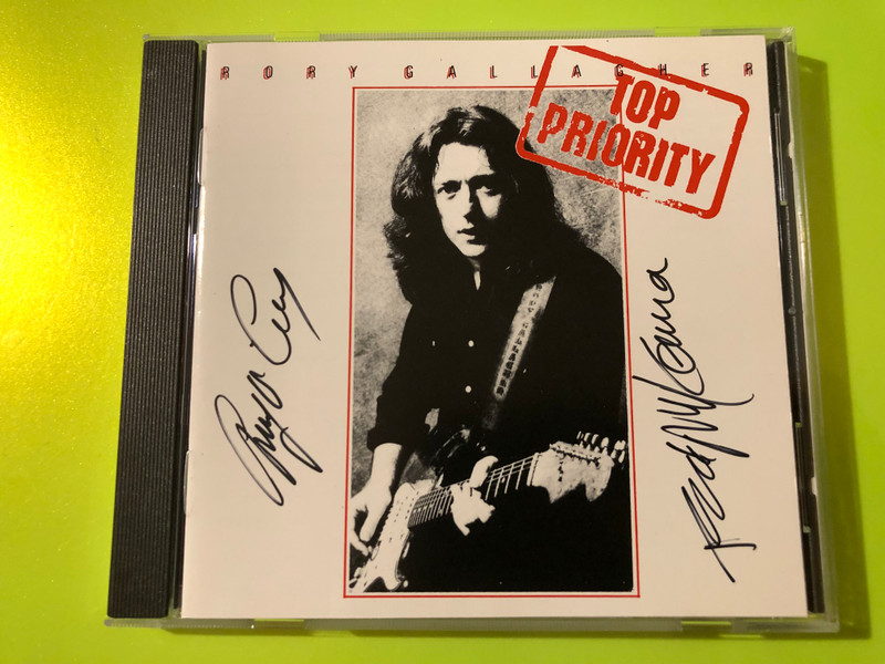 Demon Records: Rory Gallagher Top Priority CD Signed (5014757071232)