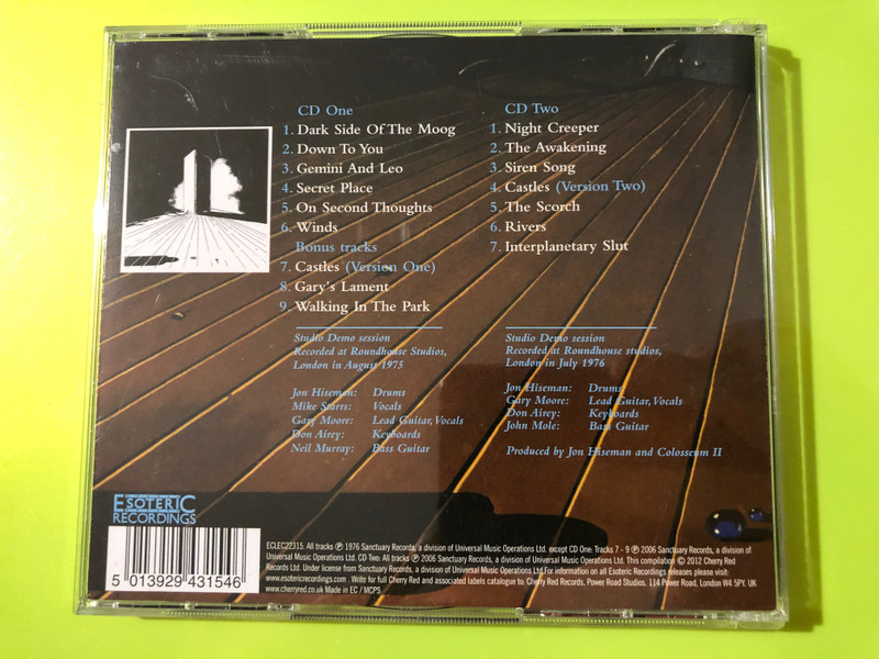 Esoteric Recordings: Colosseum II Strange New Flesh Autographed Remastered Edition 2CD Set (5013929431546)