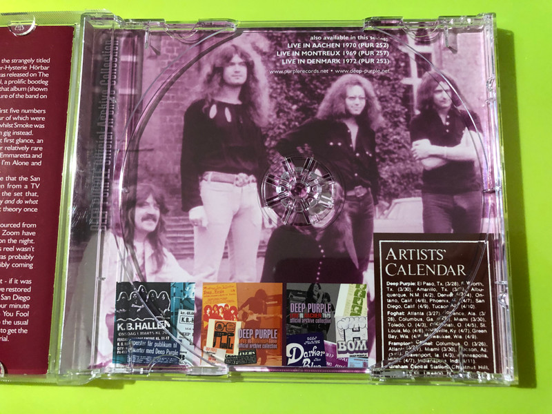 Purple Records: Live in San Diego 1974 (Official Archive Collection) Autographed CD (5022911256319)
