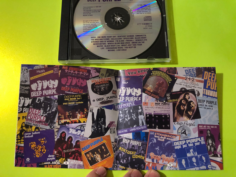 Deep Purple: The Compact Singles A's and B's CD (077778100928)
