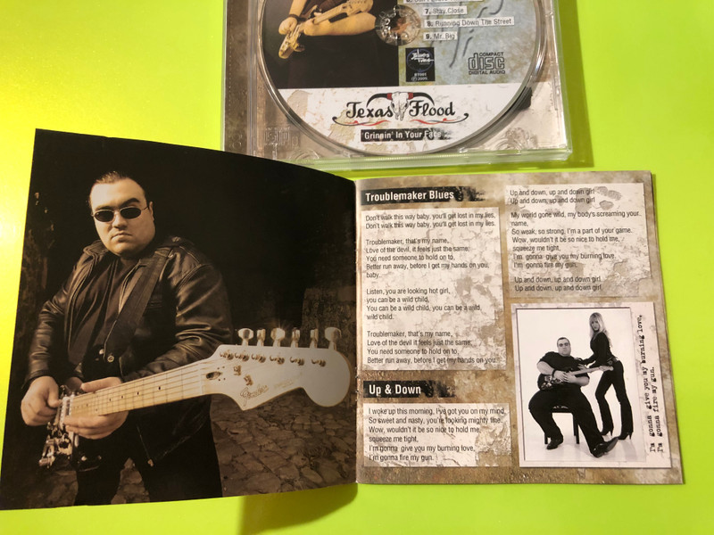 Blues Time Records: Texas Flood - Grinnin' In Your Face Audio CD (9788691132514)