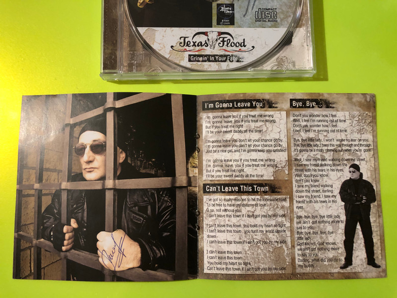 Blues Time Records: Texas Flood - Grinnin' In Your Face Audio CD (9788691132514)