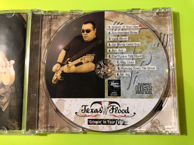 Blues Time Records: Texas Flood - Grinnin' In Your Face Audio CD (9788691132514)