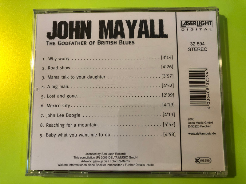 Laserlight Digital: John Mayall - The Godfather of British Blues: Road Show - Music CD (Signed) (4006408325949)