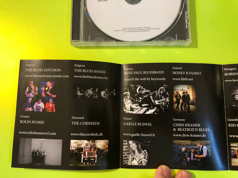 EBC: 7th European Blues Challenge 2017 - Various Artists - Music CD (BTR 1036 / EBC2017)