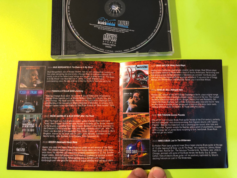 EBC: 4th European Blues Challenge 2014 - Various Artists - Music CD Signed (5413992502622)