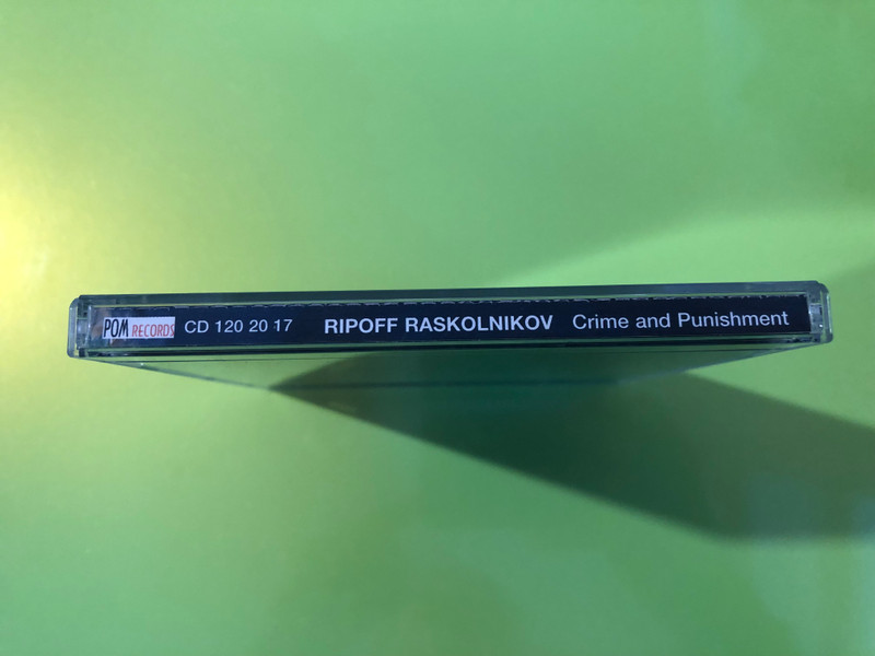Pom Records: Crime and Punishment - Ripoff Raskolnikov - Music CD (CrimePunishment)