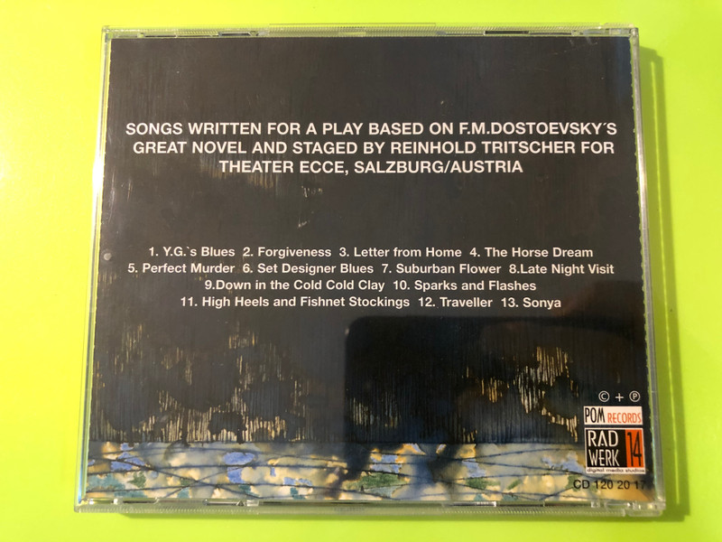 Pom Records: Crime and Punishment - Ripoff Raskolnikov - Music CD (CrimePunishment)