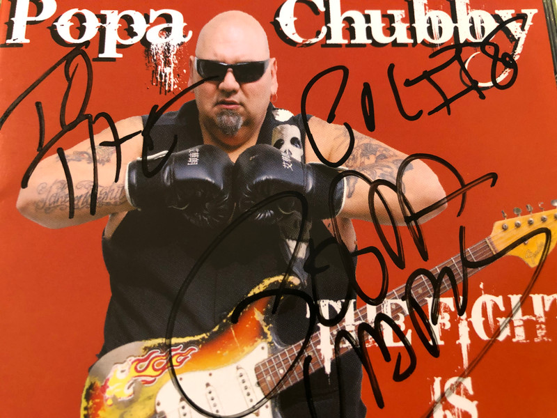 Popa Chubby: The Fight Is On - Music CD (Signed) (8712725729525)