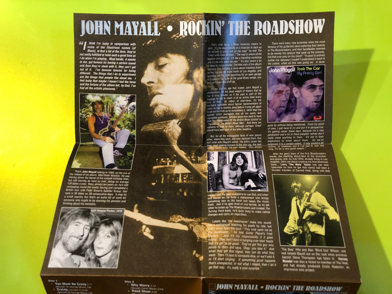 Castle Music: John Mayall - Rockin' the Roadshow (Autographed) 2xCD Compilation (5050159163922)