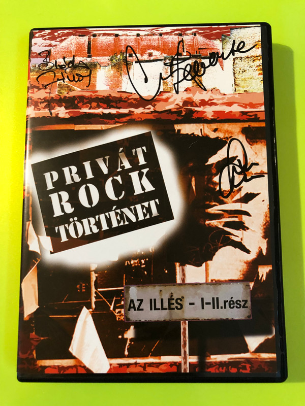 Kinopolis: Privát Rocktörténet - Az Illés I-II. rész / Signed by Band Members - DVD Documentary (Hungarian) (5999884992035.)