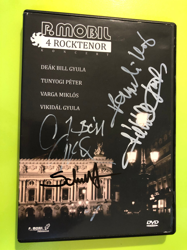 Artmedia: P. Mobil - 4 Rocktenor Koncert / Signed DVD (5998557198767)