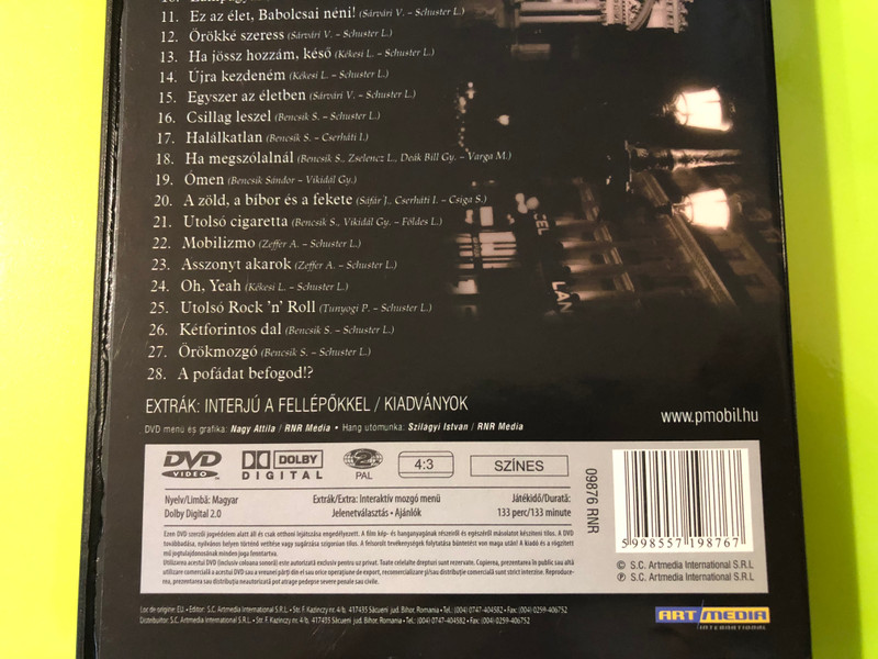 Artmedia: P. Mobil - 4 Rocktenor Koncert / Signed DVD (5998557198767)