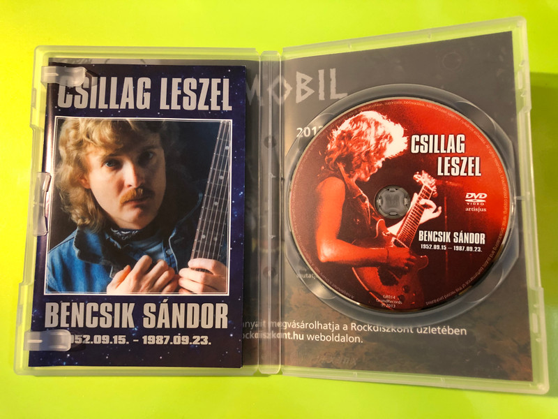GrundRecords: Csillag Leszel - Bencsik Sándor Memorial DVD / Signed by Band Members (5999885691029)