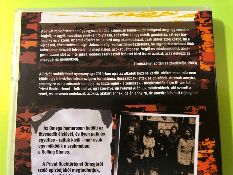 Kinopolis: Privát Rocktörténet - Az Omega / Signed by Band Members - DVD Documentary (Újravágva! Re-Edited) (5999884992028)