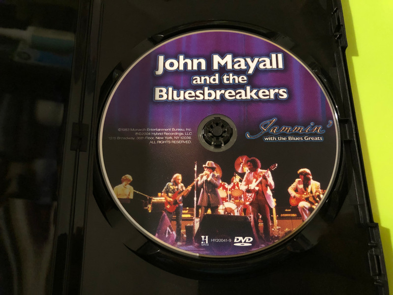 Hybrid Recordings: John Mayall and the Bluesbreakers - Jammin' with the Blues Greats | Signed DVD (614992004191)