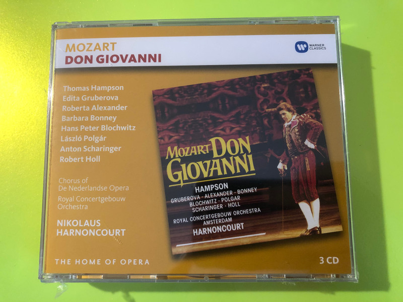 Warner Classics: Mozart — Don Giovanni, Harnoncourt / Royal Concertgebouw Orchestra 3CD