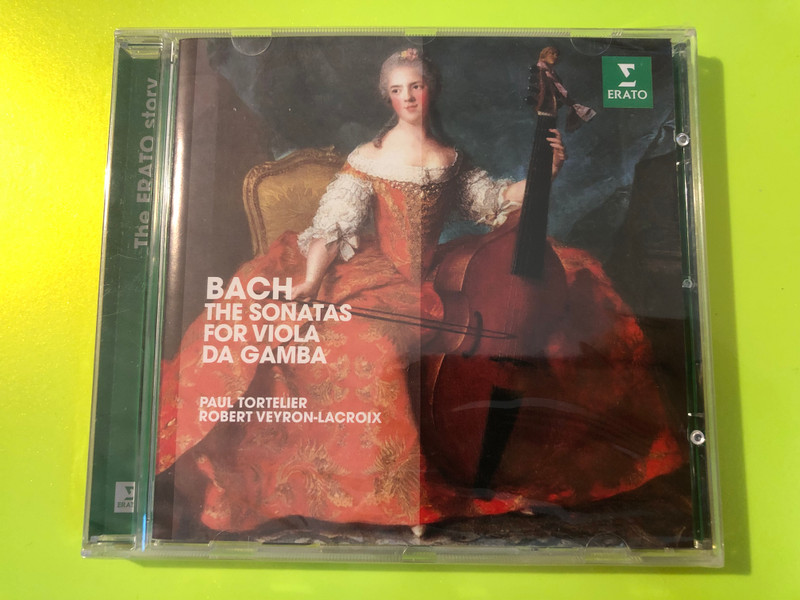 Erato: Bach — The Sonatas for Viola da Gamba, Paul Tortelier & Robert Veyron-Lacroix Audio CD (0825646419029) 