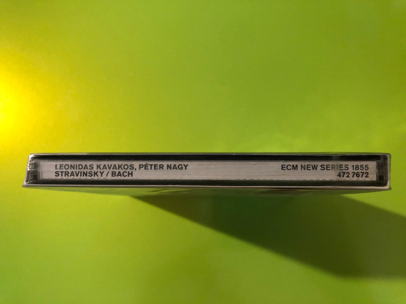 ECM New Series: Leonidas Kavakos & Péter Nagy — Stravinsky / Bach (Violin & Piano) — Audio CD (028947276722)
