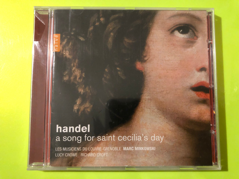 Naïve: Handel — A Song for Saint Cecilia's Day (Minkowski, Crowe, Croft) (Audio CD) (822186052792) 