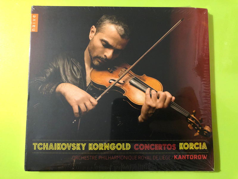 Naïve: Korngold & Tchaikovsky — Violin Concertos / Laurent Korcia, Kantorow (Audio CD) (822186052808) 