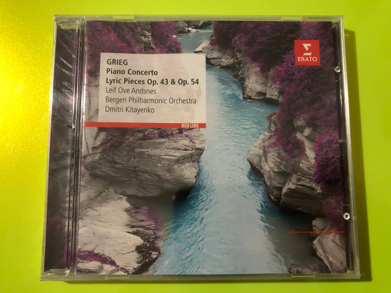 Erato: Leif Ove Andsnes — Grieg: Piano Concerto & Lyric Pieces (Audio CD) (5099923228627) 
