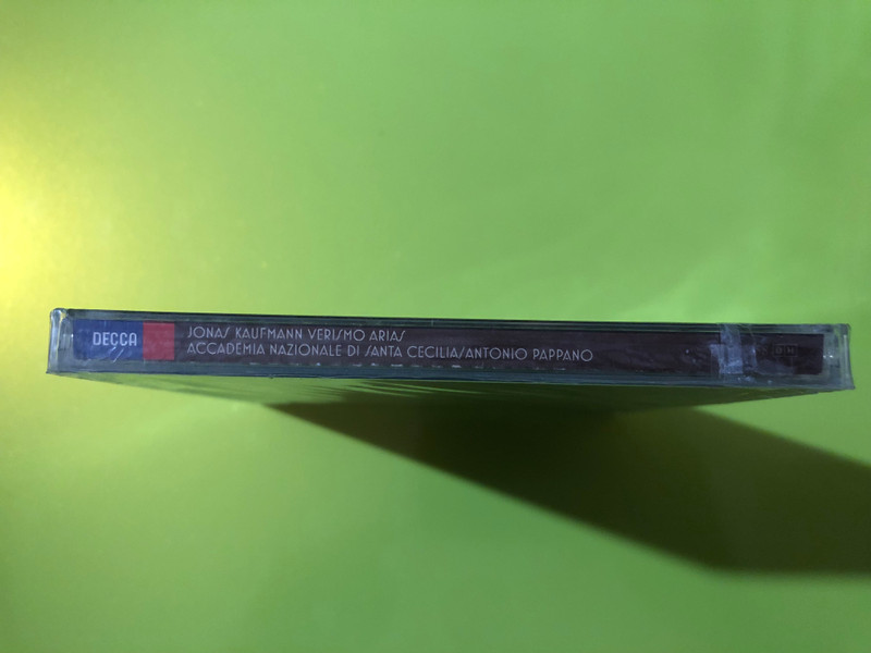 Decca: Jonas Kaufmann — Verismo Arias (Accademia Nazionale di Santa Cecilia, Antonio Pappano) — Audio CD (028947822585.) 