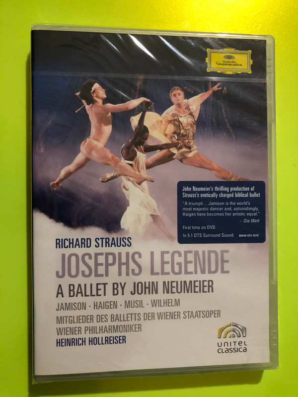 Deutsche Grammophon: Richard Strauss — Josephs Legende, A Ballet by John Neumeier (DVD) (044007343159) 