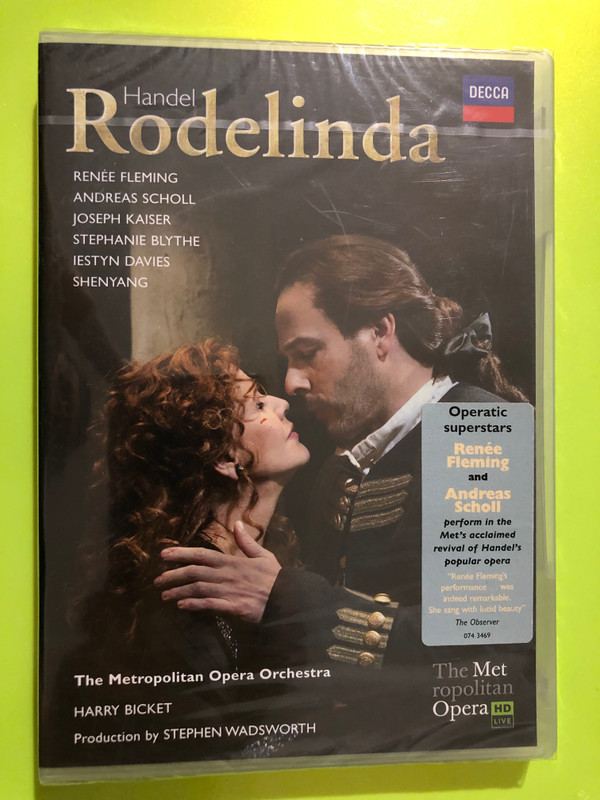 Decca: Handel — Rodelinda, Renée Fleming, Andreas Scholl, The Metropolitan Opera (2-DVD Set) (044007434697) 