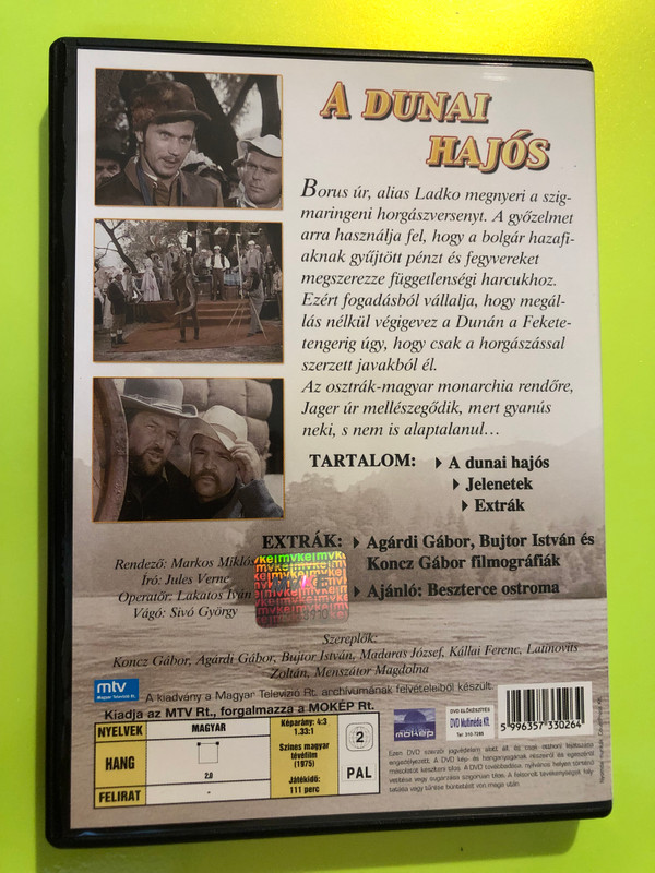 MOKÉP: A Dunai Hajós (The Danube Pilot) - Jules Verne Hungarian TV Film DVD (5996357330264.) 