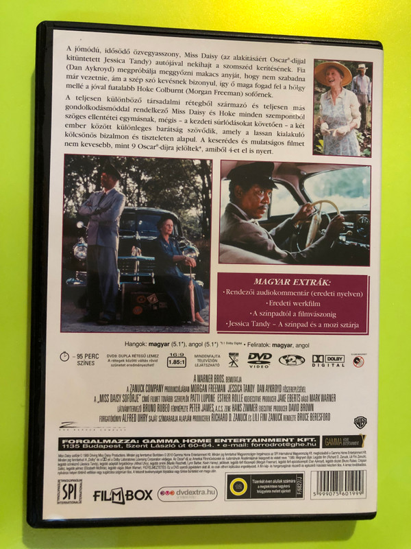 Gamma Home Entertainment: Miss Daisy Sofőrje (Driving Miss Daisy) — Extra Edition DVD (5999075601999) 