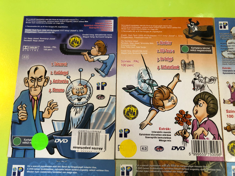 Film-Forrás: A Mézga Család — 6 DVD Gyűjtemény (Üzenet a jövőből + Vakáció) (5996051740895) 