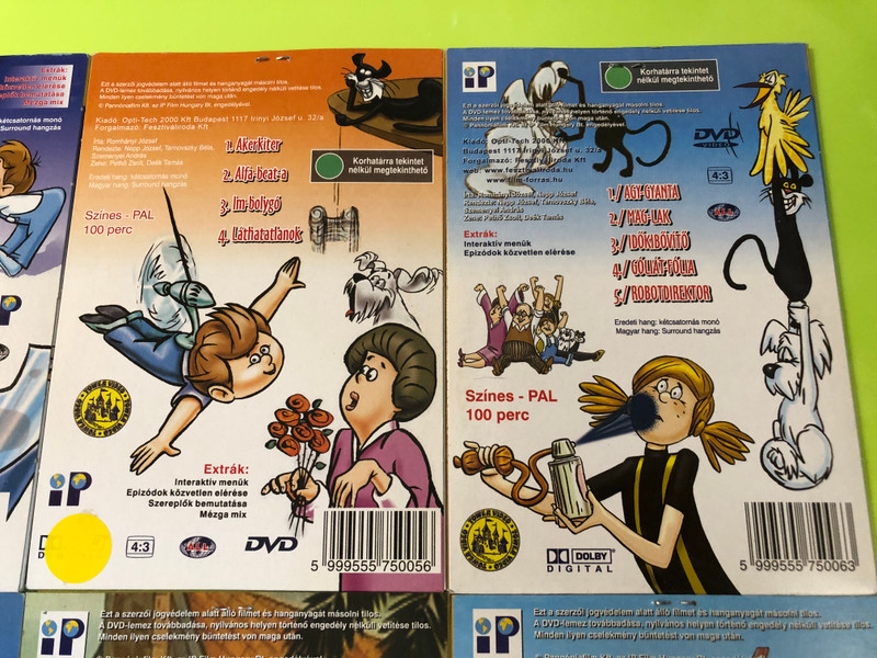 Film-Forrás: A Mézga Család — 6 DVD Gyűjtemény (Üzenet a jövőből + Vakáció) (5996051740895) 