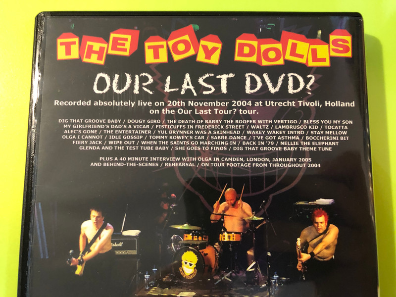 Secret Films: The Toy Dolls — Our Last DVD? Live DVD (636551522571) 